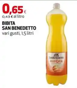 Coop Master Alleanza 3.0 Bibita San Benedetto Allegra offerta