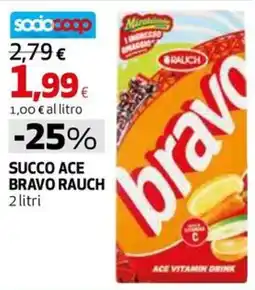 Coop Master Alleanza 3.0 Succo Ace Bravo Rauch offerta