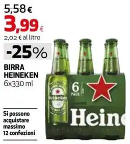 Coop Master Alleanza 3.0 Birra Heineken offerta