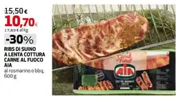 Coop Master Alleanza 3.0 Ribs di suino a lenta cottura carne al fuoco AIA offerta