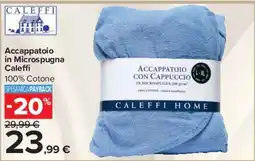 Carrefour Market Accappatoio Caleffi offerta