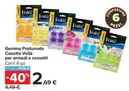Carrefour Market Gemme Profumate Cosatto Voilà offerta