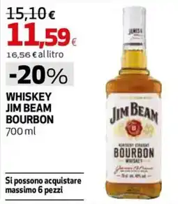 Coop Master Alleanza 3.0 Whiskey Jim Beam Bourbon offerta