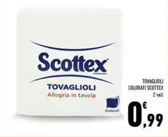Tovaglioli colorati Scottex
