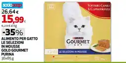 Coop Master Alleanza 3.0 Le selezioni in mousse Gold Gourmet Purina offerta