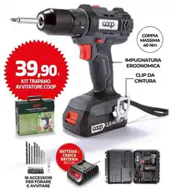 Coop Master Alleanza 3.0 Kit trapano avvitatore Coop offerta