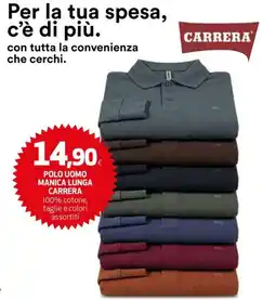Coop Master Alleanza 3.0 Polo uomo manica lunga Carrera offerta