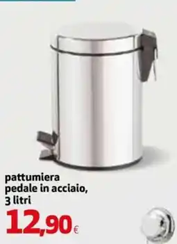 Coop Master Alleanza 3.0 pattumiera pedale in acciaio offerta