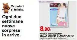 Coop Master Alleanza 3.0 Maglia intima donna spalla stretta o larga Playtex offerta