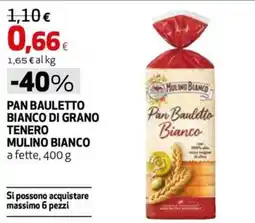 Coop Master Alleanza 3.0 Pan Bauletto Bianco Mulino Bianco offerta