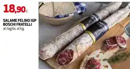 Coop Master Alleanza 3.0 Salame Felino IGP Boschi Fratelli offerta