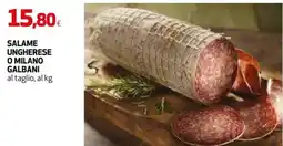 Coop Master Alleanza 3.0 Salame ungherese o milano galbani offerta