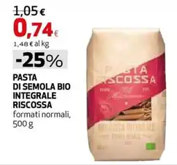 Coop Master Alleanza 3.0 Pasta di semola bio integrale Riscossa offerta