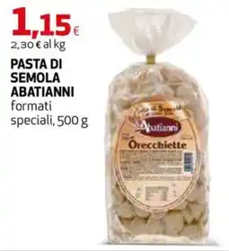 Coop Master Alleanza 3.0 Pasta di semola Abatianni offerta
