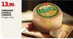 Coop Master Alleanza 3.0 Formaggio di Puglia Cordisco offerta