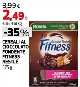 Coop Master Alleanza 3.0 Cereali al cioccolato fondente fitness Nestlé offerta