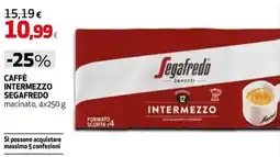 Coop Master Alleanza 3.0 Caffè Intermezzo Segafredo offerta