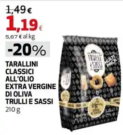 Coop Master Alleanza 3.0 Tarallini classici all'olio extra vergine di oliva Trulli e Sassi offerta