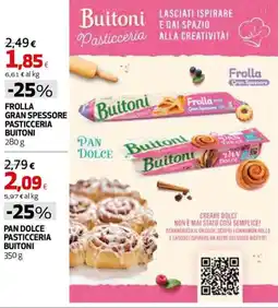 Coop Master Alleanza 3.0 Frolla Gran Spessore Pasticceria Buitoni offerta