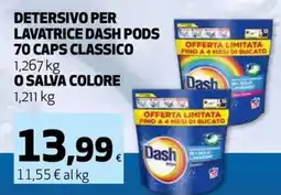 Coop Master Alleanza 3.0 Detersivo per lavatrice Dash Pods offerta