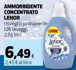 Coop Master Alleanza 3.0 Ammorbidente concentrato Lenor risveglio primaverile offerta