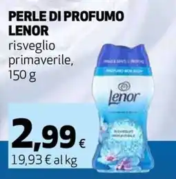 Coop Master Alleanza 3.0 Perle di profumo Lenor risveglio primaverile offerta