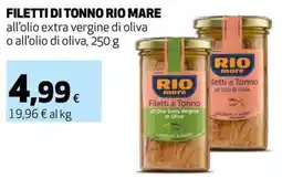 Coop Master Alleanza 3.0 Filetti di Tonno Rio Mare offerta