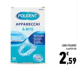 Conad Polident apparecchi & bite offerta