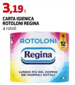 Coop Master Alleanza 3.0 Carta igienica rotoloni Regina offerta