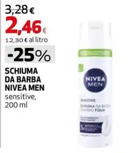 Coop Master Alleanza 3.0 Schiuma da barba Nivea Men sensitive offerta