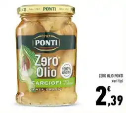 Conad Zero Olio Ponti Carciofi offerta