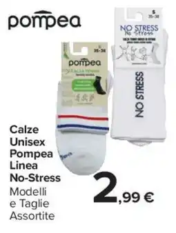 Carrefour Market Calze Unisex Pompea Linea No-Stress offerta