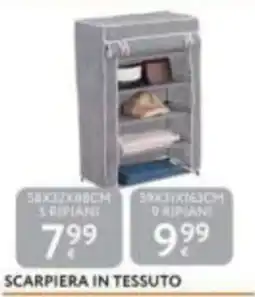 Le Mille Scarpiera in tessuto offerta