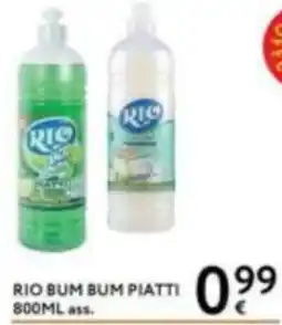 Le Mille Rio bum bum piatti offerta