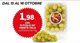Coop Master Alleanza 3.0 Uva di Puglia IGP Varietà Italia offerta