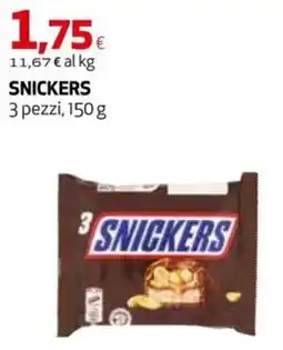 Coop Master Alleanza 3.0 Snickers offerta