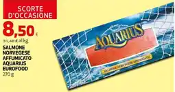 Coop Master Alleanza 3.0 Salmone norvegese affumicato Aquarius offerta