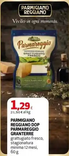 Coop Master Alleanza 3.0 GranTerre Parmareggio Parmigiano Reggiano DOP offerta