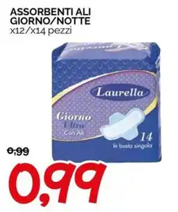 Hardis Assorbenti al giorno/notte Laurella Giorno Ultra Con Ali offerta