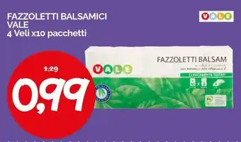 Fazzoletti balsamici Vale