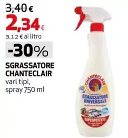 Coop Master Alleanza 3.0 Sgrassatore Chanteclair offerta