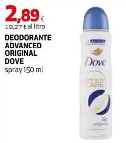 Coop Master Alleanza 3.0 Deodorante advanced original dove offerta