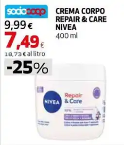 Coop Master Alleanza 3.0 Crema corpo Repair & Care Nivea offerta