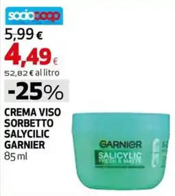 Coop Master Alleanza 3.0 Crema viso sorbetto salicylic Garnier offerta