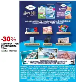 Coop Master Alleanza 3.0 Assorbenti per incontinenza Tena offerta