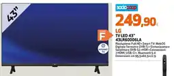 Coop Master Alleanza 3.0 LG 43" TV LED offerta