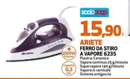 Coop Master Alleanza 3.0 Ariete ferro da stiro a vapore 6235 offerta