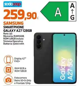 Coop Master Alleanza 3.0 Samsung Smartphone Galaxy A27 128GB offerta