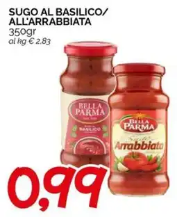Hardis Sugo al basilico Bella Parma offerta