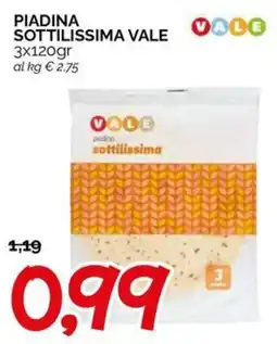Hardis Piadina sottillissima Vale offerta